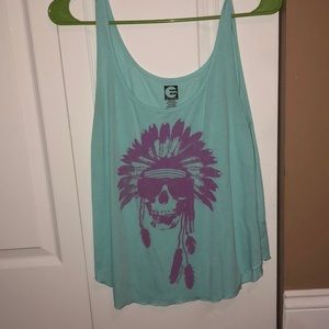 Skull printed tank top